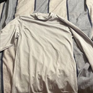 Augusta Sportswear Light Gray Long Sleeve Tee